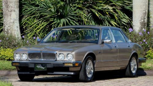 1989 jaguar xj6 vanden plas edition two owner florida car with favorable reserve