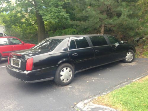 2003 cadillac stretch limo 6 doors perfect for funeral limo and prom limo