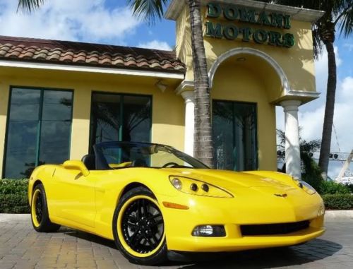 2005 corvette, matching yellow custom rims, manual, new clutch,heads up display