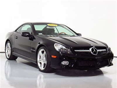 09 mercedes sl550 23k miles sports pkg panorama roof htd &amp; cooled seats 10