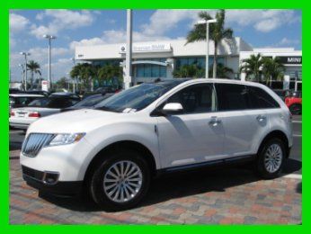 12 white platinum pearl 3.7l v6 suv *heated &amp; cooled leather seats *low miles