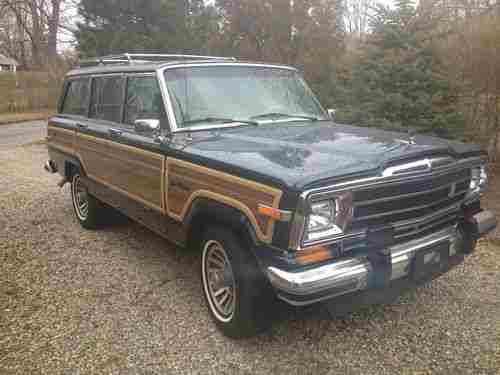 1991 Jeep wagoneer hunter green #4