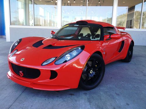 2009 lotus exige s 240 coupe 1.8l ardent red touring package