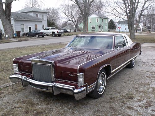 1977 lincoln continental town coupe 29750 actual mileage