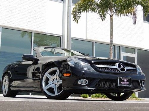 Garage kept 2009 sl550 sport package amg wheels pano roof only 8k miles loaded!!