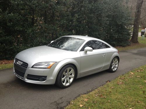 2008 silver audi tt red leather interior 69,950 miles - special edition