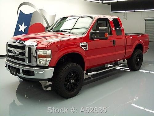 2008 ford f250 supercab 4x4 offroad 6.4l diesel tow 74k texas direct auto