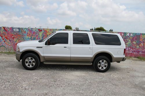 2005 ford excursion eddie bauer edition 6.0l turbo diesel 4wd leather interior