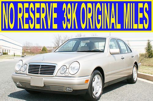 No reserve 39k miles no rust full service w210 e430 97 99 00 01 02 300 c230 c280