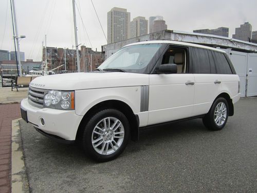 2009 range rover !! white / tan one owner ! fully serviced clean .we can ship