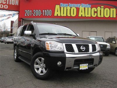 04 nissan armada le carfax certified 4x4 leather dvd 4 wheel drive low miles 79k