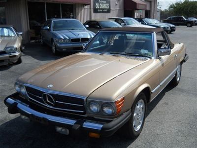 1980 mercedes-benz 450sl convertible new leather automatic new paint 90k miles.