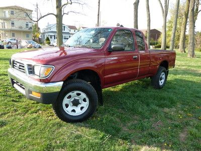 1995 toyota tacoma extended cab 4x4 v6 clean no reserve!!!