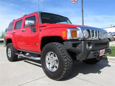 2006 suv red extremely clean 4x4 chrome wheels heated seats