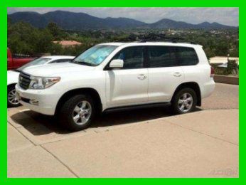 2008 toyota land cruiser 6-speed 4wd suv low miles warranty one owner