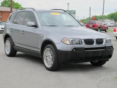 Super rare bmw x3 suv awd manual 2.5l loaded! all credit scores ok! clean carfax