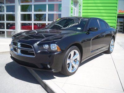 Dodge charger rallye black touch screen power heated seats one owner low miles