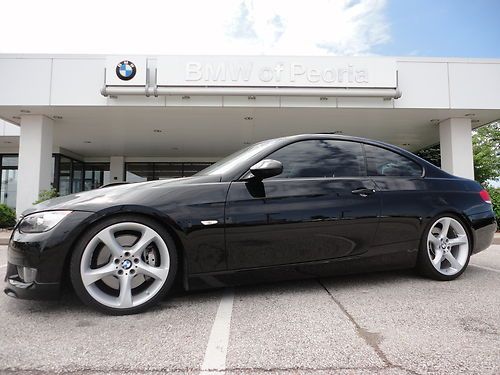 335 coupe-manual-sport**certified bmw of peoria**black/black-coldpk-1 owner