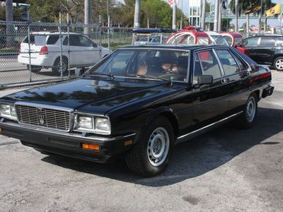 1984 maserati quattroporte iii.  38k original miles $50k in receipts