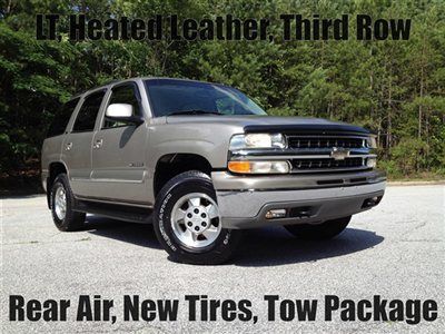 Lt heated leather bose third row new tires 4x4 5.3l v8 tow package 8 passenger