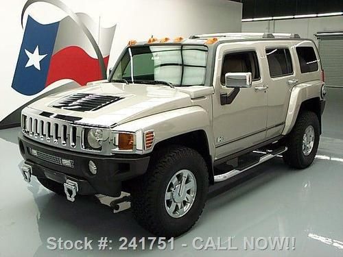 2007 hummer h3x 4x4 sunroof htd leather side steps 39k texas direct auto