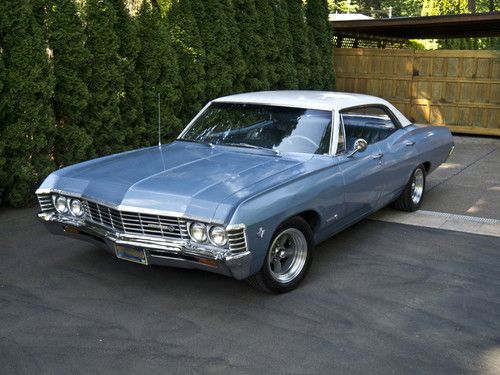 1967 chevrolet impala 4 door hardtop sport sedan with zz383 engine