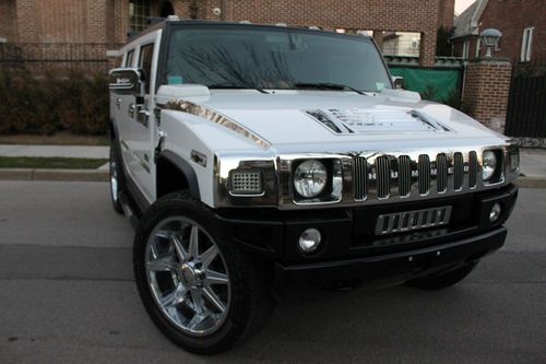 2006 hummer h2 dub*chrome 24" wheels* carboned out*blacked out