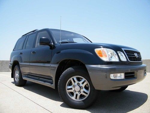 No reserve 2001 lexus lx470 luxury suv 4x4 3rd row loaded locking diff very nice