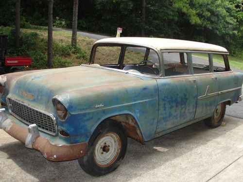 1955 chevy 210 4dr wagon super nice to restore