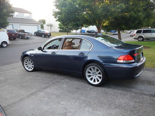 2004 bmw 745li in gorgeous blue with tan leather luxury sedan powered by the v8