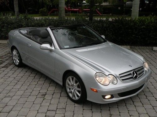 07 clk350 convertible automatic leather premium &amp; sport appearance pkg fl owned