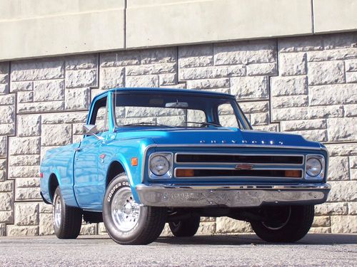 Nicely restored 1968 c-10 short bed 350 v8 rust free georgia truck show and go!