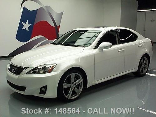 2011 lexus is250 leather sunroof paddle shift only 21k texas direct auto