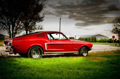 1968 mustang fastback 2+2 c type 3 speed trans with 289 v8