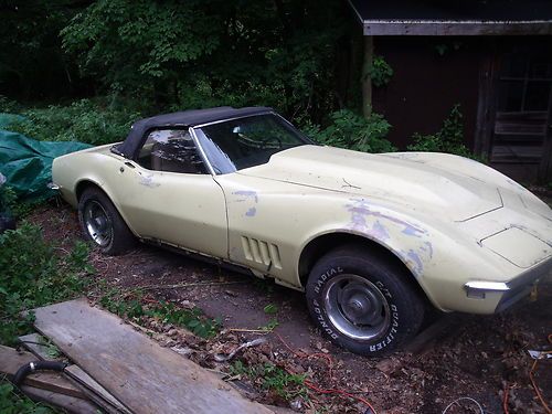 1968 corvette 427/390 hp roadster numbers matching