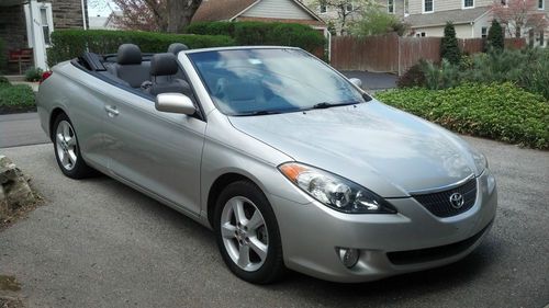 2006 toyota solara sle convertible 2-door 3.3l fwd 6cyl silver w custom stripe