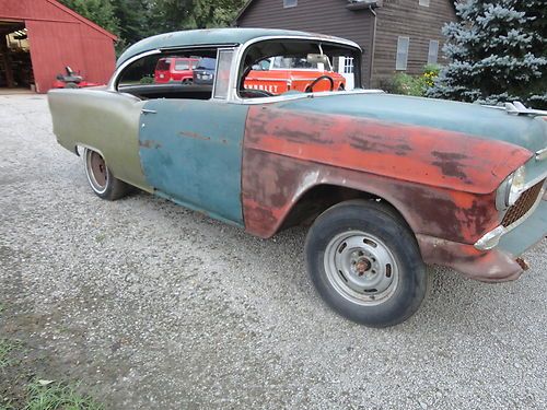 Buy Used 1955 Chevy Bel Air 2 Door Hardtop Project In Cardington