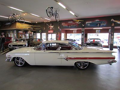 1960 chevrolet impala, air ride suspension, fresh 348 tri-power, 2 videos