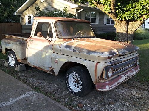 64 chevy c-10  step-side shortbed for ratrod or restoration project