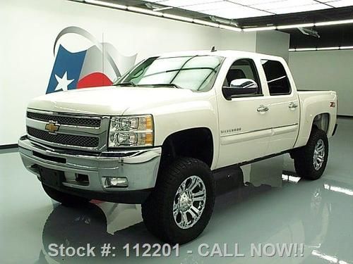 2012 chevy silverado lt crew z71 4x4 lifted leather 7k texas direct auto