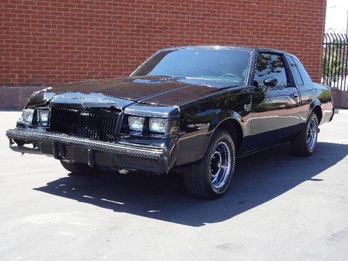 1987 buick regal grand national turbo damaged salvage rare classic collector!!