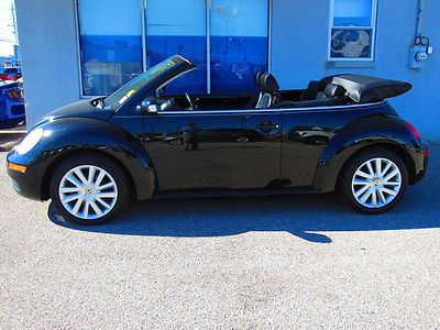 08 vw volkswagen beetle bug convertible clean carfax!! 2-owner we finace/ship