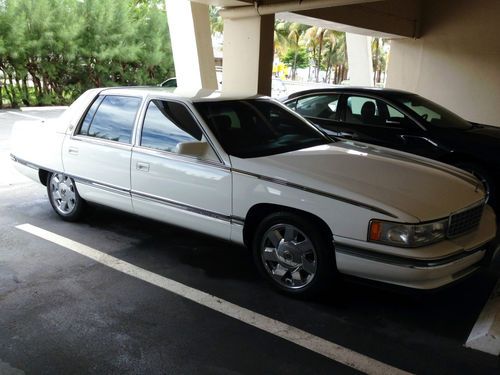 1996 cadillac deville sedan, white, *no reserve*