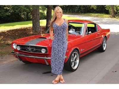 1965 ford mustang fastback 2+2 ps pdb 302 5 speed see video