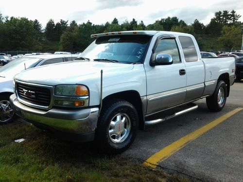 Buy Used 2000 Gmc Sierra 1500 Sle Extended Cab Pickup 3 Door