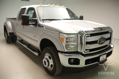 2014 drw lariat crew 4x4 fx4 navigation sunroof leather heated v8 diesel
