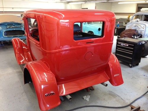 1928 ford model a hot rod orange v8 project car