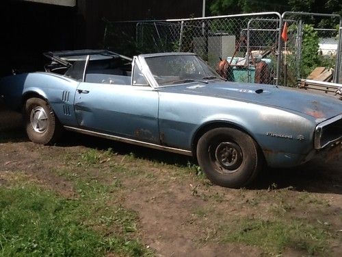 1967 pontiac firedbird 400 convertable auto original trans am camero lemans gto