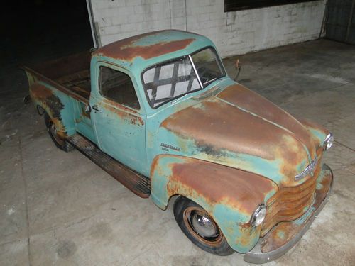 1947, 1948, 1949,1950, 1951, 1952, 1953 chevy pick-up, ratrod, patina, barn find