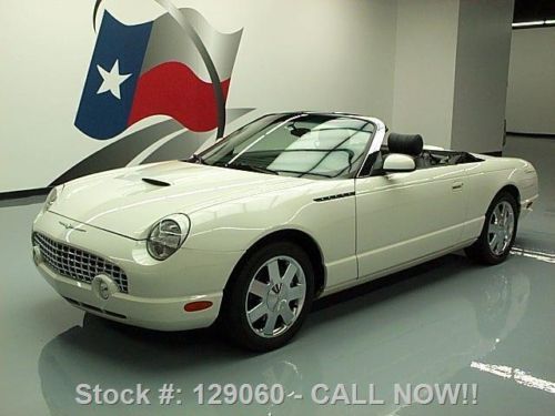 2002 ford thunderbird convertible removable hardtop 41k texas direct auto